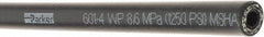 Parker - -4 Hose Size, 1/4" ID, 1,250 psi Work Pressure Hydraulic Hose - 3" Radius, Synthetic Rubber, -40°F to 257°F - All Tool & Supply