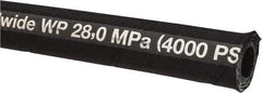 Parker - -8 Hose Size, 1/2" ID, 4,000 psi Work Pressure Hydraulic Hose - Synthetic Rubber, -40°F to 250°F - All Tool & Supply