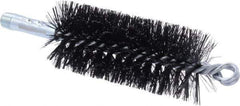 Weiler - 4-1/2" Long x 2" Diam Steel Spiral Brush - Double Spiral, 7-1/2" OAL, 0.012" Wire Diam, 1/4" Shank Diam - All Tool & Supply