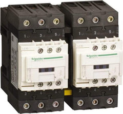 Schneider Electric - 3 Pole, 120 Coil VAC at 50 Hz and 120 Coil VAC at 60 Hz, 40 Amp, IEC Contactor - 1 Phase hp: 3 hp (115), 5 hp (230/240), 3 Phase hp: 10 hp (200/208), 10 hp (230/240), 30 hp (460/480), 30 hp (575/600) - All Tool & Supply