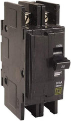 Square D - 50 Amp, 240 VAC, 2 Pole, Panel Mount Miniature Circuit Breaker - 14-2 AWG - All Tool & Supply