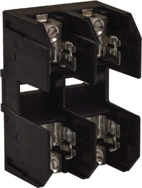 Square D - 2 Pole, 600 Volt, 30 Amp, DIN Rail Mount Fuse Holder - Compatible with J Class Fuse - All Tool & Supply