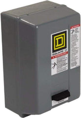 Square D - 220 Coil VAC at 50 Hz, 240 Coil VAC at 60 Hz, 18 Amp, Nonreversible Enclosed Enclosure NEMA Motor Starter - 2 hp at 1 Phase, 1 Enclosure Rating - All Tool & Supply