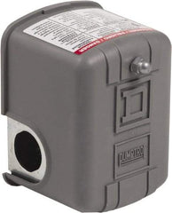 Square D - 1 NEMA Rated, General Purpose Pressure and Level Switch - Fixed Pressure, 575 VAC, Screw Terminal, For Use with Electrically Driven Air Compressors - All Tool & Supply