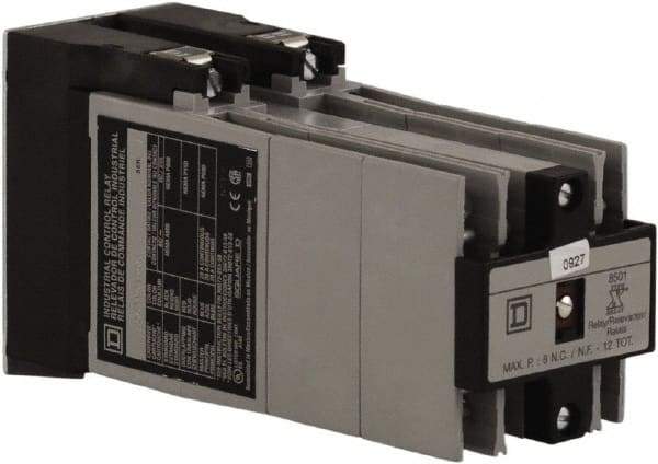 Square D - 10NO, 600 VAC Control Relay - Panel Mount - All Tool & Supply