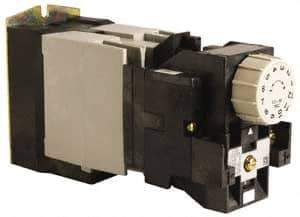 Square D - Time Delay Relay - 5 & 10 Contact Amp, 110 VAC at 50 Hz & 120 VAC at 60 Hz - All Tool & Supply