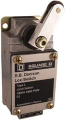 Square D - DPDT, NC/NO, 600 Volt, Screw Terminal, Rotary Spring Return Actuator, General Purpose Limit Switch - 1, 2, 4, 12, 13 NEMA Rating, IP67 IPR Rating - All Tool & Supply