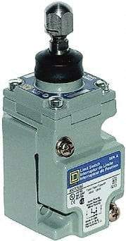 Square D - SPDT, NC/NO, 600 Volt Screw Terminal, Plunger Actuator, General Purpose Limit Switch - 1, 2, 4, 6, 12, 13, 6P NEMA Rating, IP67 IPR Rating - All Tool & Supply