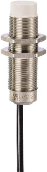 Telemecanique Sensors - NPN, PNP, 12mm Detection, Cylinder, Inductive Proximity Sensor - 2 Wires, IP68, IP69, 24 to 240 VAC @ 50/60 Hz, 24 to 240 VDC, M18x1 Thread, 60mm Long - All Tool & Supply