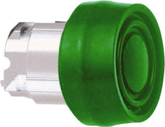 Schneider Electric - 22mm Mount Hole, Flush, Pushbutton Switch Only - Round, Green Pushbutton, Nonilluminated, Momentary (MO) - All Tool & Supply