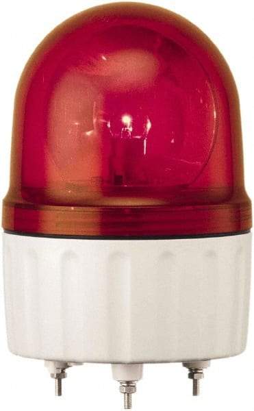 Schneider Electric - 24 VAC/VDC, 125 mAmp, Rotating Beacon LED Light - Surface Mounted, 6.61 Inch High, 120mm Diameter, 138 Flashes per min - All Tool & Supply