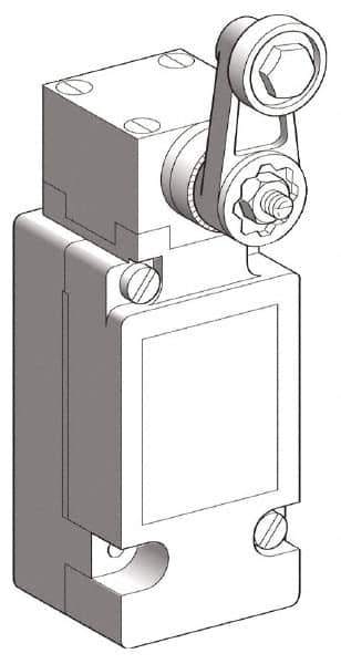 Telemecanique Sensors - SP, NC/NO, Screw Terminal, Roller Lever Actuator, General Purpose Limit Switch - IP66 IPR Rating - All Tool & Supply