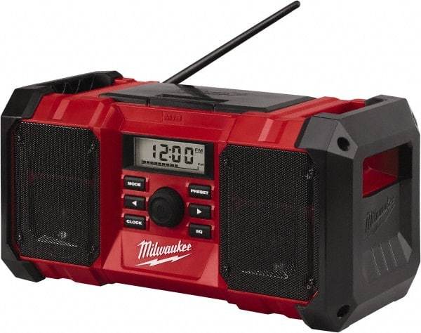 Milwaukee Tool - Backlit LCD Cordless Jobsite Radio - Powered by Battery - All Tool & Supply