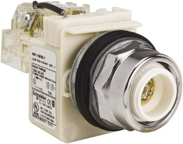 Schneider Electric - 120 VAC LED Indicating Light - Screw Clamp Connector - All Tool & Supply