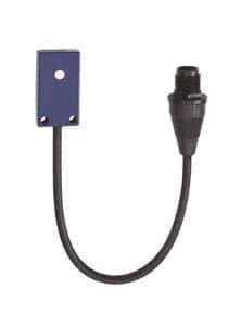 Telemecanique Sensors - NPN, 0.1m Detection, Flat, Ultrasonic Proximity Sensor - 3 Wires, IP67, 12 to 24 VDC, 8mm Wide - All Tool & Supply