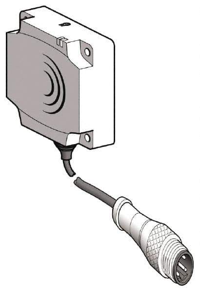 Telemecanique Sensors - PNP, NC, 15 to 25mm Detection, Flat, Inductive Proximity Sensor - 3 Wires, IP67, 12 to 24 VDC, 40mm Wide - All Tool & Supply