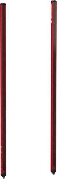 Telemecanique Sensors - 105 Beam, 41.73 Inch Height Protection, 3, 6m Max Sensing, 14 to 131°F, Finger/Hand Protection 4, Safety Light Curtain - 24 VDC, Red, Aluminum - All Tool & Supply