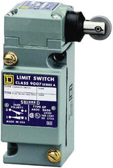 Square D - DPDT, 2NC/2NO, 600 Volt Screw Terminal, Roller Plunger Actuator, General Purpose Limit Switch - 1, 2, 4, 6, 12, 13, 6P NEMA Rating, IP67 IPR Rating - All Tool & Supply