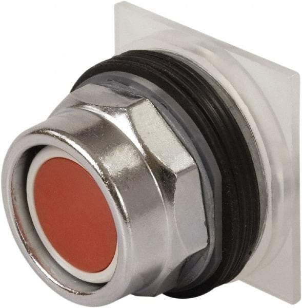 Schneider Electric - 30mm Mount Hole, Extended Straight, Pushbutton Switch Only - Red Pushbutton, Momentary (MO) - All Tool & Supply