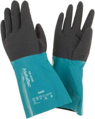 Ansell - Size 9, 14" Long, 13 mil Thick, Chemical Resistant Gloves - All Tool & Supply