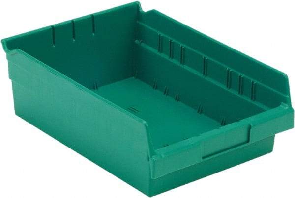 LEWISBins+ - 11-5/8" Deep, Green Hopper Shelf Bin - 4" High x 8-3/8" Wide x 11-5/8" Long - All Tool & Supply