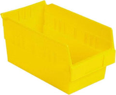 LEWISBins+ - 11-5/8" Deep, Yellow Hopper Shelf Bin - 6" High x 6-5/8" Wide x 11-5/8" Long - All Tool & Supply