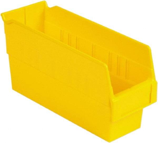 LEWISBins+ - 11-5/8" Deep, Yellow Hopper Shelf Bin - 6" High x 4-1/8" Wide x 11-5/8" Long - All Tool & Supply