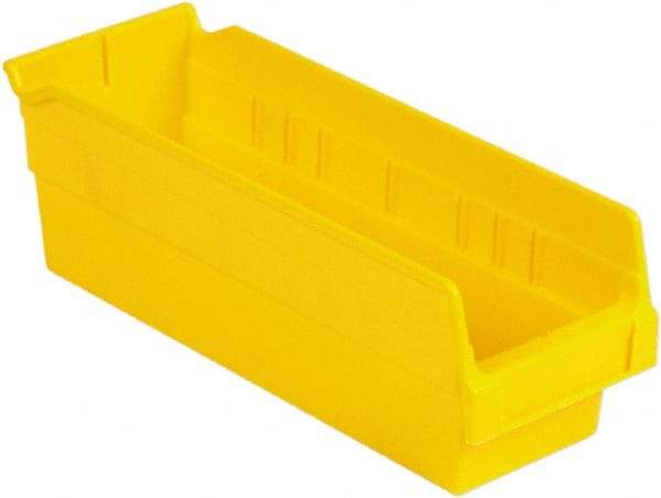 LEWISBins+ - 11-5/8" Deep, Yellow Hopper Shelf Bin - 4" High x 4-1/8" Wide x 11-5/8" Long - All Tool & Supply