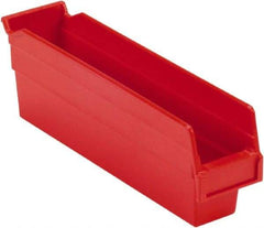 LEWISBins+ - 11-5/8" Deep, Red Hopper Shelf Bin - 4" High x 2-3/4" Wide x 11-5/8" Long - All Tool & Supply