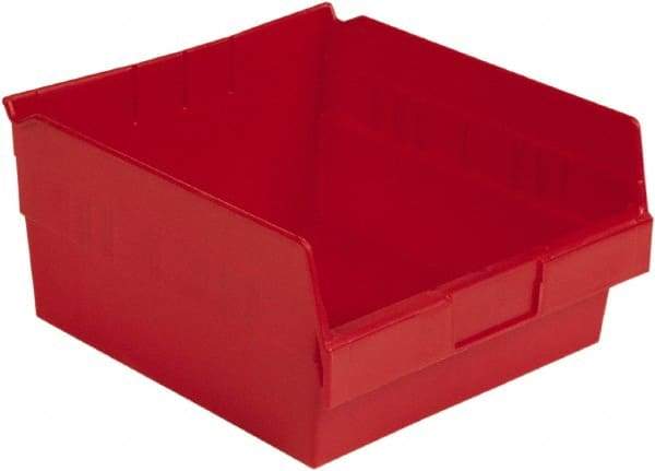 LEWISBins+ - 11-5/8" Deep, Red Hopper Shelf Bin - 6" High x 11-1/8" Wide x 11-5/8" Long - All Tool & Supply