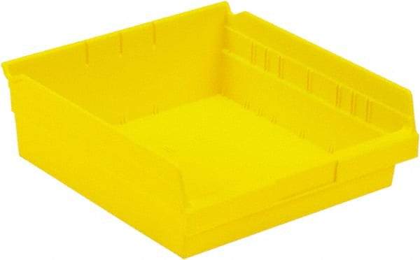 LEWISBins+ - 11-5/8" Deep, Yellow Hopper Shelf Bin - 4" High x 11-1/8" Wide x 11-5/8" Long - All Tool & Supply