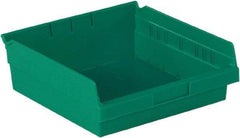 LEWISBins+ - 11-5/8" Deep, Green Hopper Shelf Bin - 4" High x 11-1/8" Wide x 11-5/8" Long - All Tool & Supply