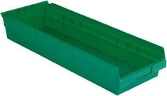 LEWISBins+ - 23-5/8" Deep, Green Hopper Shelf Bin - 4" High x 8-3/8" Wide x 23-5/8" Long - All Tool & Supply