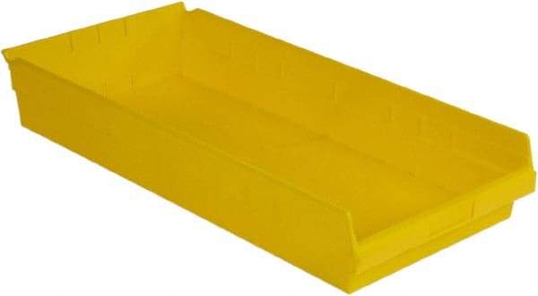 LEWISBins+ - 23-5/8" Deep, Yellow Hopper Shelf Bin - 4" High x 11-1/8" Wide x 23-5/8" Long - All Tool & Supply