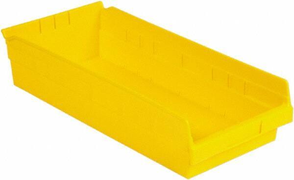 LEWISBins+ - 17-7/8" Deep, Yellow Hopper Shelf Bin - 4" High x 8-3/8" Wide x 17-7/8" Long - All Tool & Supply