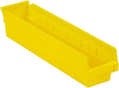 LEWISBins+ - 17-7/8" Deep, Yellow Hopper Shelf Bin - 4" High x 4-1/8" Wide x 17-7/8" Long - All Tool & Supply