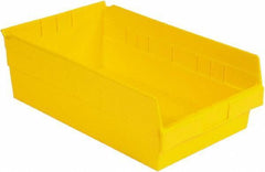 LEWISBins+ - 17-7/8" Deep, Yellow Hopper Shelf Bin - 6" High x 11-1/8" Wide x 17-7/8" Long - All Tool & Supply