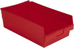 LEWISBins+ - 17-7/8" Deep, Red Hopper Shelf Bin - 6" High x 11-1/8" Wide x 17-7/8" Long - All Tool & Supply