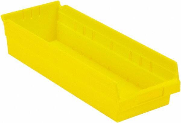 LEWISBins+ - 17-7/8" Deep, Yellow Hopper Shelf Bin - 4" High x 6-5/8" Wide x 17-7/8" Long - All Tool & Supply