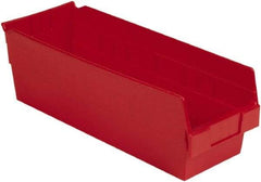 LEWISBins+ - 17-7/8" Deep, Red Hopper Shelf Bin - 6" High x 6-5/8" Wide x 17-7/8" Long - All Tool & Supply