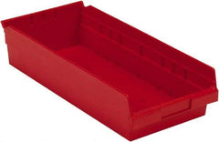 LEWISBins+ - 17-7/8" Deep, Red Hopper Shelf Bin - 4" High x 8-3/8" Wide x 17-7/8" Long - All Tool & Supply