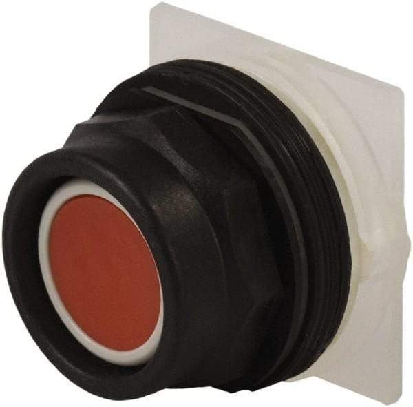 Schneider Electric - 30mm Mount Hole, Extended Straight, Pushbutton Switch Only - Red Pushbutton, Momentary (MO) - All Tool & Supply