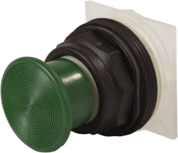 Schneider Electric - 30mm Mount Hole, Extended Straight, Pushbutton Switch Only - Green Pushbutton, Momentary (MO) - All Tool & Supply