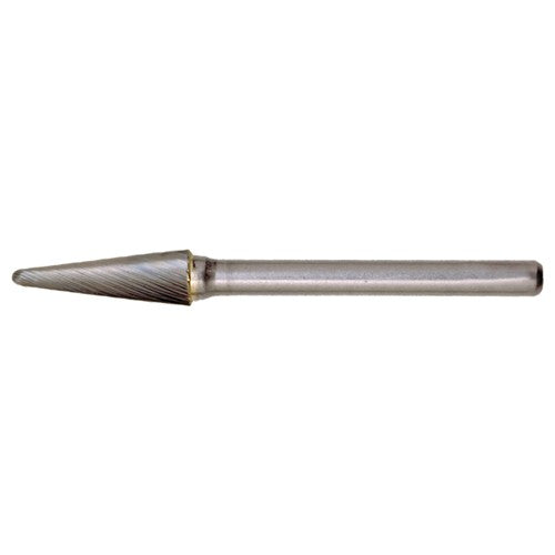 SL-41 Standard Cut Solid Carbide Bur-Included Angle Shape - Exact Industrial Supply