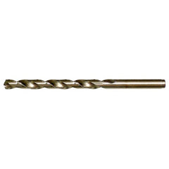 13/32 RHS / RHC HSS-CO 8% (M42) 135 Degree Split Point Cobalt Heavy Duty Jobber Length Drill - Straw / Gold Oxide