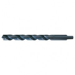 #24 RHS / RHC HSS 118 Degree Radial Point Automotive Tanged Shank Drill - Steam Oxide - All Tool & Supply