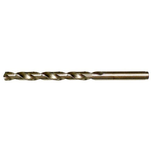 11.50mm RHS / RHC HSS-CO 8% (M42) 135 Degree Split Point NAS907 Type J Cobalt Heavy Duty Jobber Drill - Straw / Gold Oxide