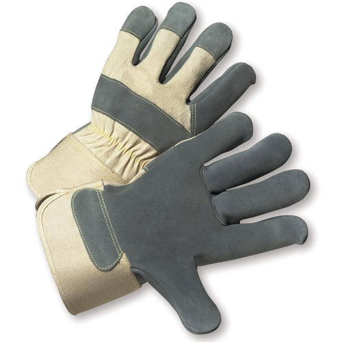 Premium Side Gray Leather Palm Gloves X-Large - All Tool & Supply