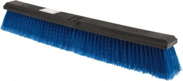 Harper Brush - 24" Medium Duty Polypropylene Push Broom - 2-7/8" Bristle Length, Plastic Block, Bolt-On Handle Connection, Handle Sold Separately - All Tool & Supply