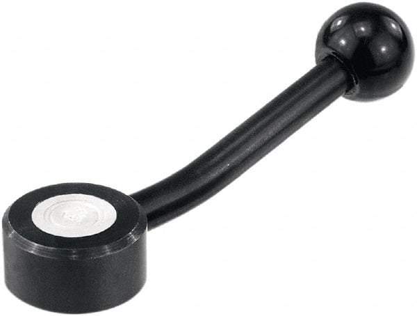 KIPP - M12, Steel Threaded Hole Adjustable Clamping Handle - 167.5mm OAL, 48mm High - All Tool & Supply